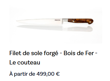 Pack Prestige Cuisine 6 Pièces – Gamme Forgée Pleine Soie en Bois de Fer d'Arizona – Atelier Perceval
