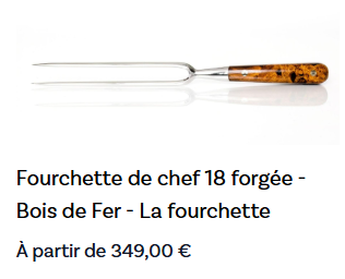 Pack Prestige Cuisine 6 Pièces – Gamme Forgée Pleine Soie en Bois de Fer d'Arizona – Atelier Perceval