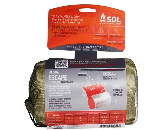 SOL Escape Bivvy Green - Coutellerie Marcin