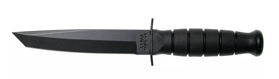 KA-BAR Short Tanto 1254, couteau à lame fixe, étui en cuir