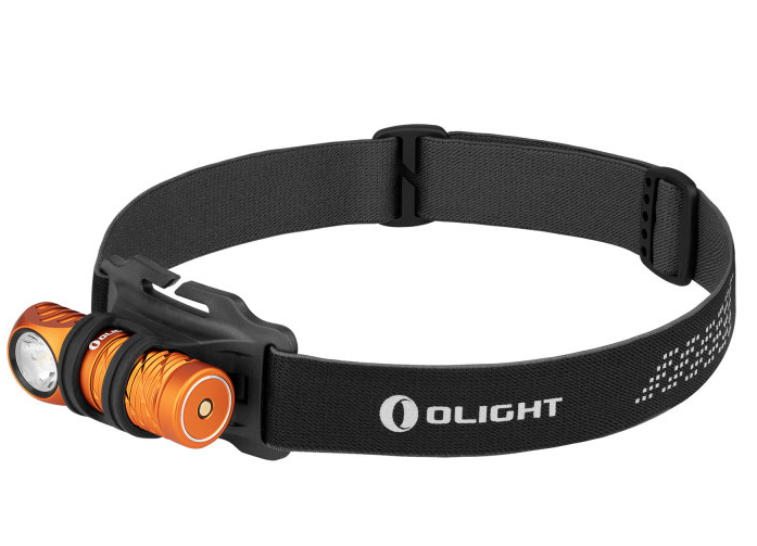 Olight Perun 2 mini Orange - Lampe frontale rechargeable 1100 Lumens