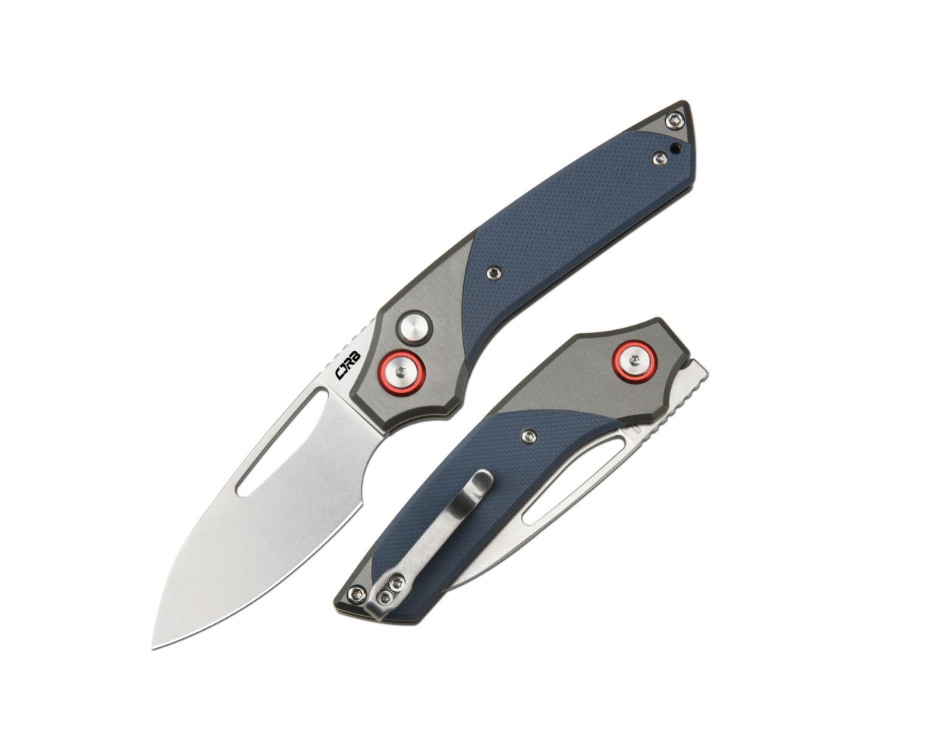 CJRB J1949-GY Version AR-RPM9 Gray/ Blue Alu - Coutellerie Marcin