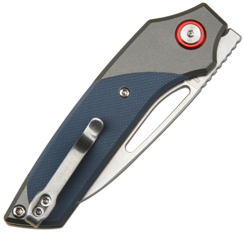 CJRB J1949-GY Version AR-RPM9 Gray/ Blue Alu - Coutellerie Marcin