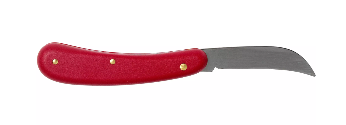 Victorinox 1.9201 Couteau jardinier petit, rouge serpette - Coutellerie Marcin