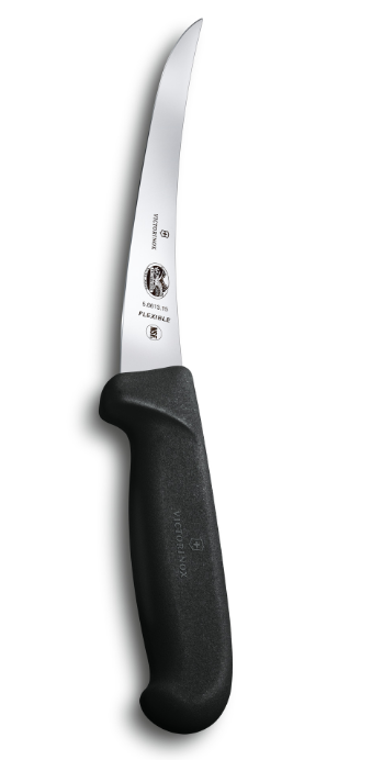 Victorinox 5.6613.15 Désosseur Flexible Fibrox Noir - Coutellerie Marcin