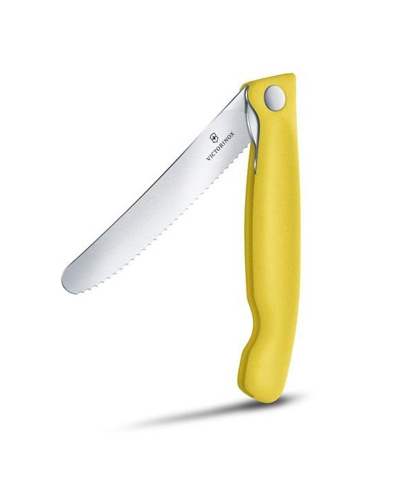 Victorinox 6.7836.F8B Couteau pliable PicNic Jaune - Coutellerie Marcin