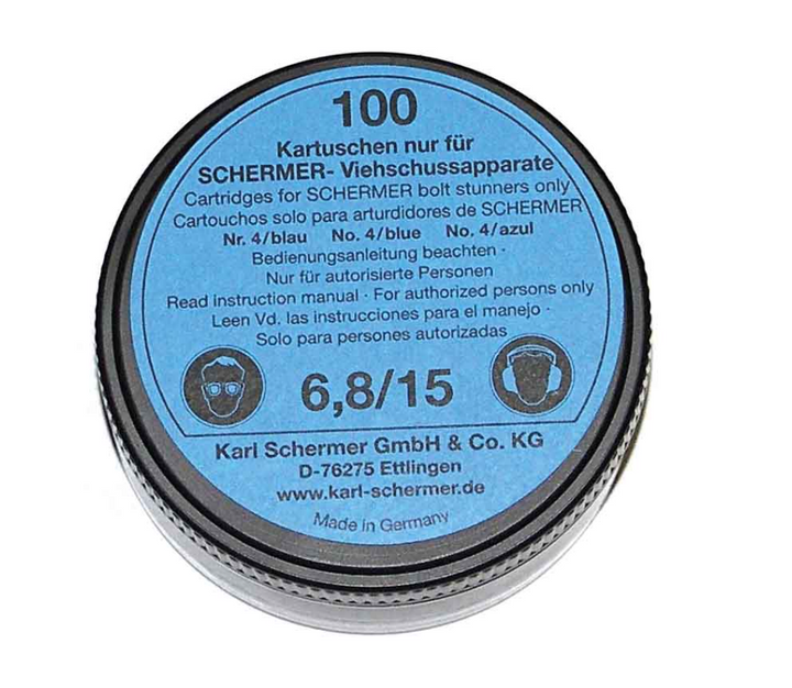 Cartouches Schermer n° 4, bleues, pour KS - Coutellerie Marcin