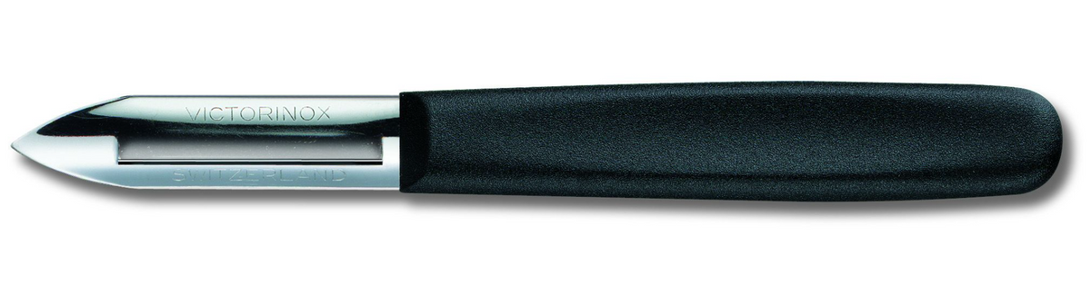 Victorinox 5.0103 – éplucheur noir simple tranchant