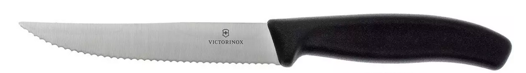 Victorinox 6.7933.12 Couteau à steack, lame dentelée (boîte de 6)