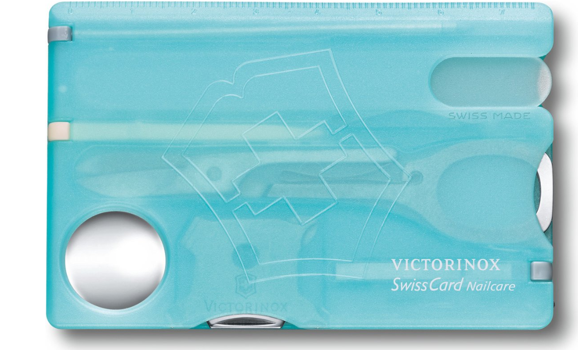 Victorinox Swiss Card Nailcare – lime à ongles en verre et ciseaux