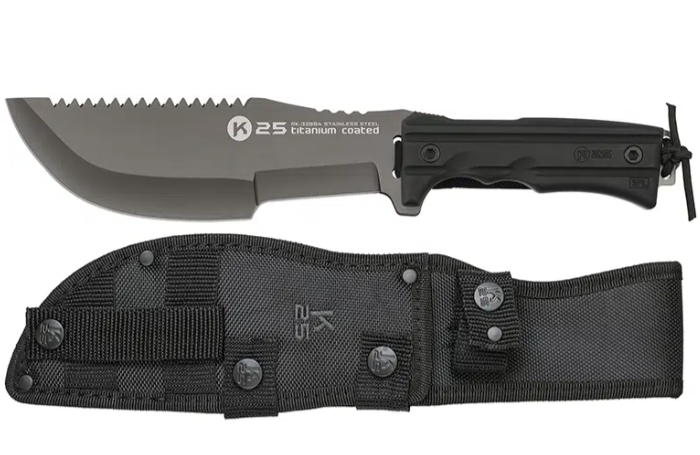 K25 32694 Couteau tactique à lame fixe