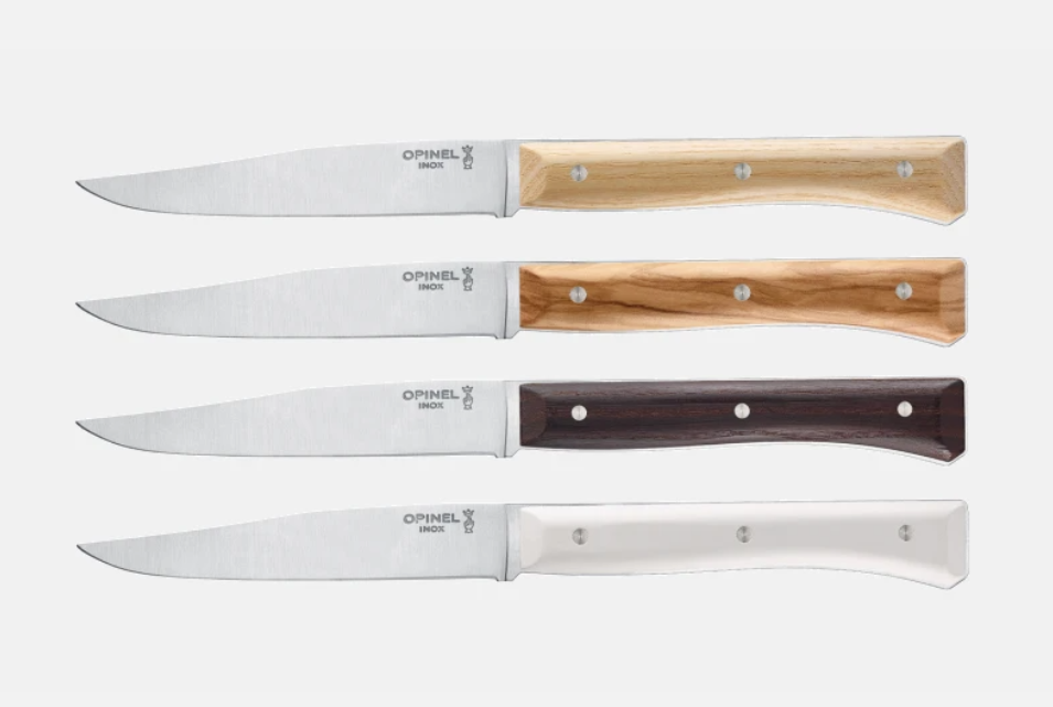 Opinel Facette Panaché 002568 – coffret 4 couteaux de table