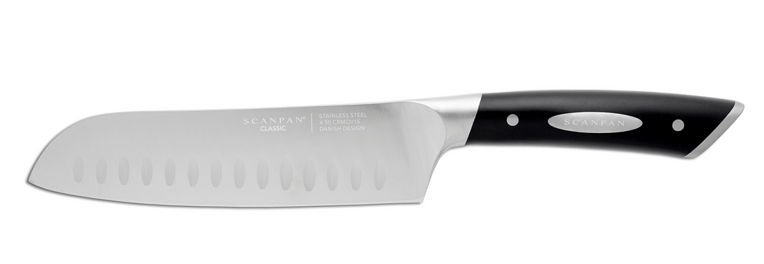 Scanpan 92551800 Couteau Santoku alvéolé - Classic - 18cm
