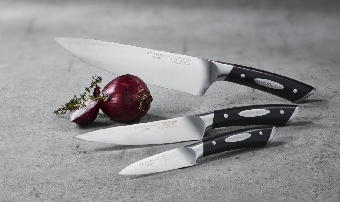 SCANPAN Classic 92001800 – couteaux 9 cm, 15 cm et 20 cm