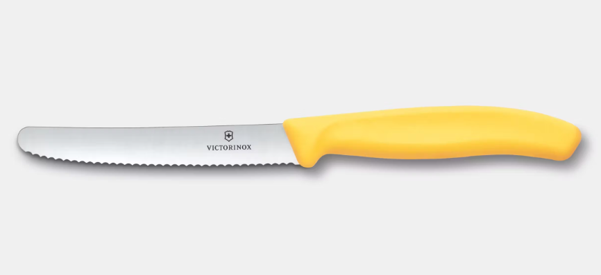 Victorinox Swiss Classic 6.7838.C1 – couteau à tomates jaune 11 cm