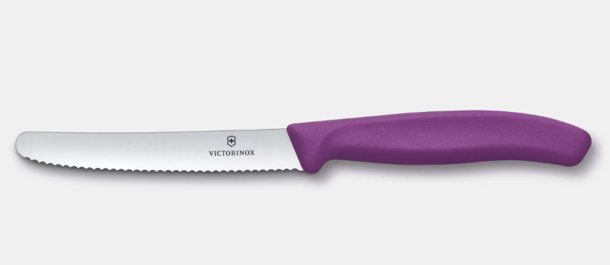 Victorinox 6.7835.C1 Couteau à tomate et de table couleur mauve Swiss Classic - 1 pièce