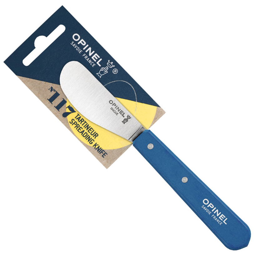 Opinel N°117 Bleu – tartineur inox 6,5 cm