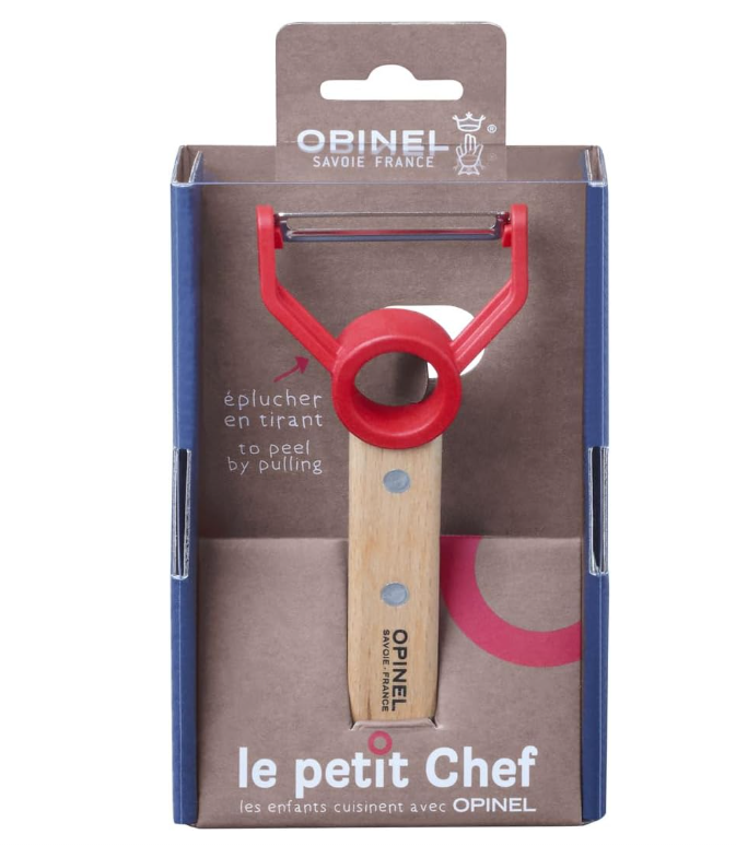 Opinel Le petit Chef éplucheur - couleur rouge