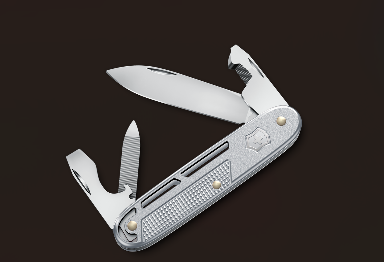 Victorinox 0.8216.26 Synergy Alox Silver