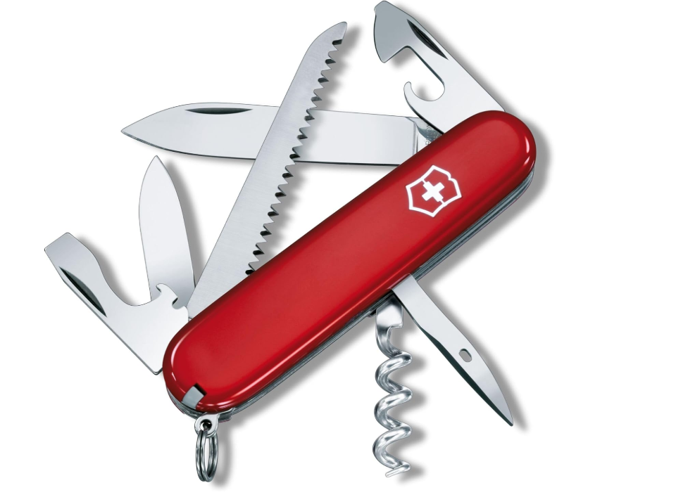 Victorinox Camper 1.3613 rouge – couteau suisse 13 fonctions