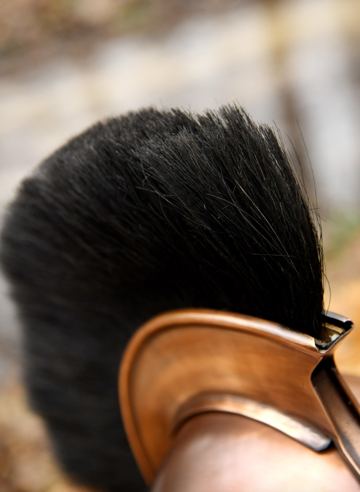 Casque Grec de Troie avec Panache – Inspiré d’Achille (Brad Pitt, Troie)