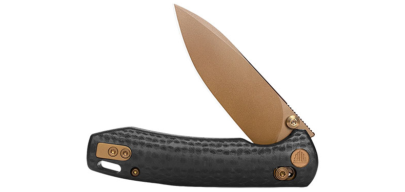 Trivisa Dragonfly CG – Couteau Pliant EDC 14C28N Bronze – Réf. TRJM03CG