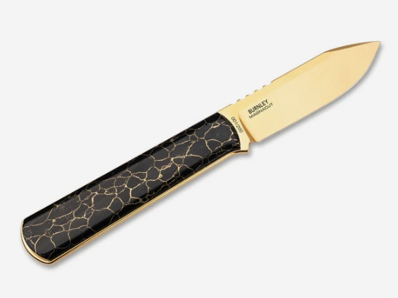 Couteau fixe Böker BFF Packlite TruStone Gold – Lucas Burnley