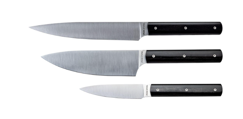 Set de 3 couteaux de cuisine Le 9.47 Atelier Perceval - Coutellerie Marcin