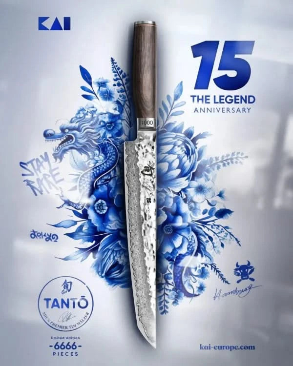 Couteau japonais Kai Shun Premier Tanto TDM-1785 edition limitee Tim Malzer