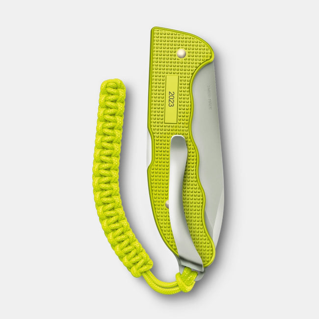 Victorinox Hunter Pro Alox Édition Limitée 2023 - Couteau de Poche Jaune Électrique
