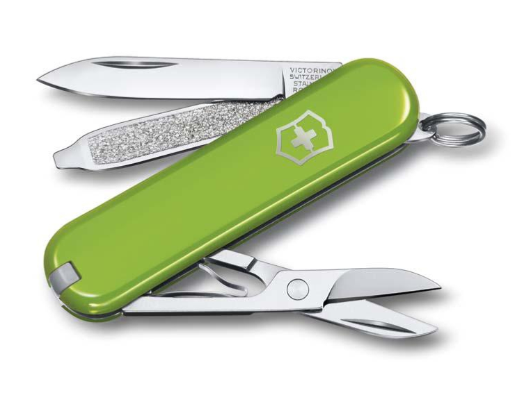 Coutellerie Marcin Et fils SRL Victorinox 0.6223.43.B1 Classic Smashed - couleur avocat