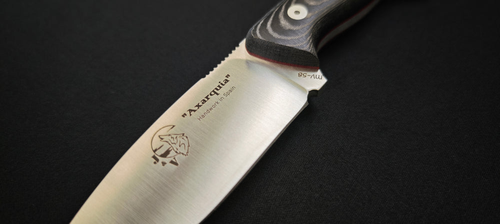 J&V Axarquia Negra Couteau de survie Coutellerie Marcin Et fils 