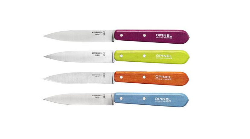 Opinel 1381 Coffret 4 couteaux d'office N°112 lame de 10 cm Coutellerie Marcin Et fils 