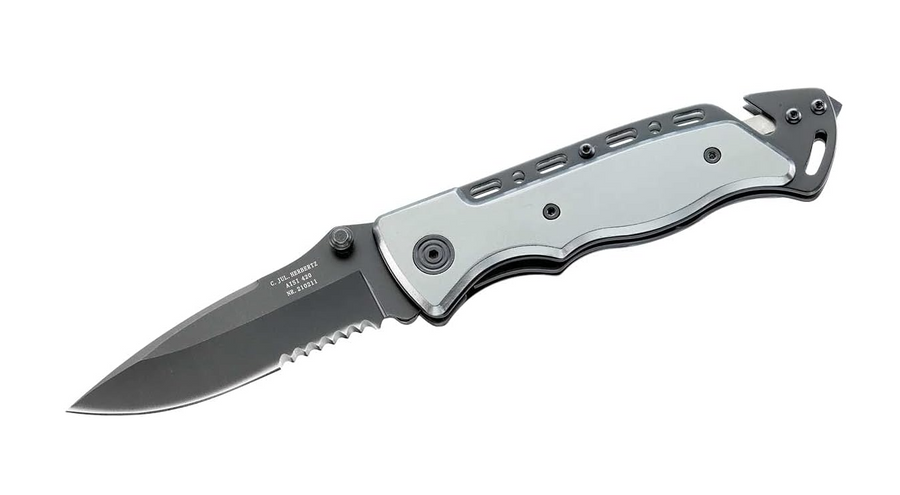 Herbertz 210211 Couteau pliant lame lisse et lame dentelée  Coutellerie Marcin Et fils SRL 
