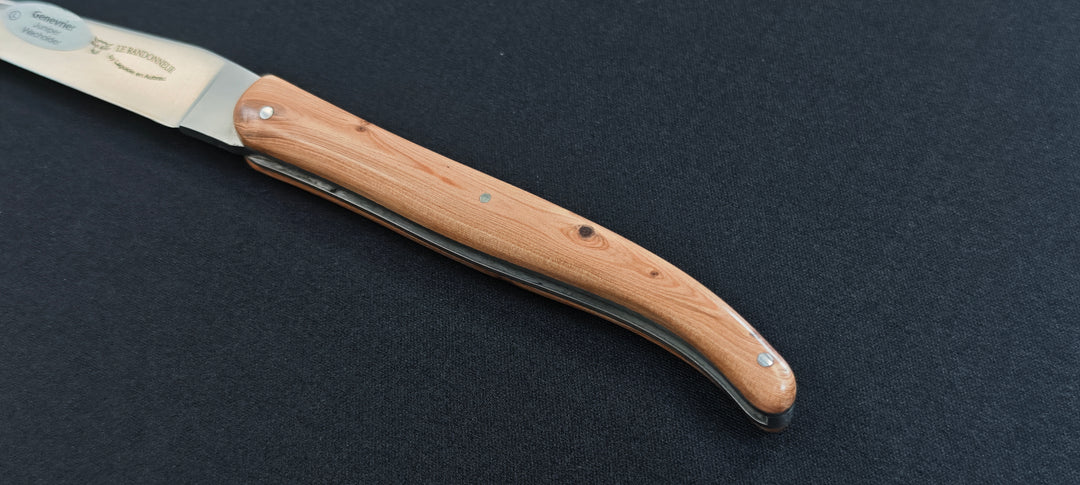 Laguiole en Aubrac L0512REI/LSB1 Couteau pliant manche en genévrier