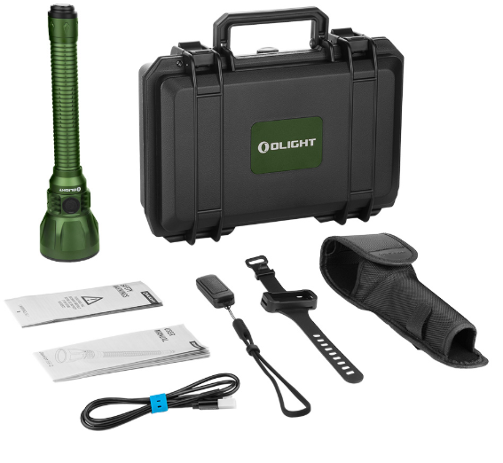 Olight Javelot Turbo 2 OD Green – lampe longue portée avec mallette