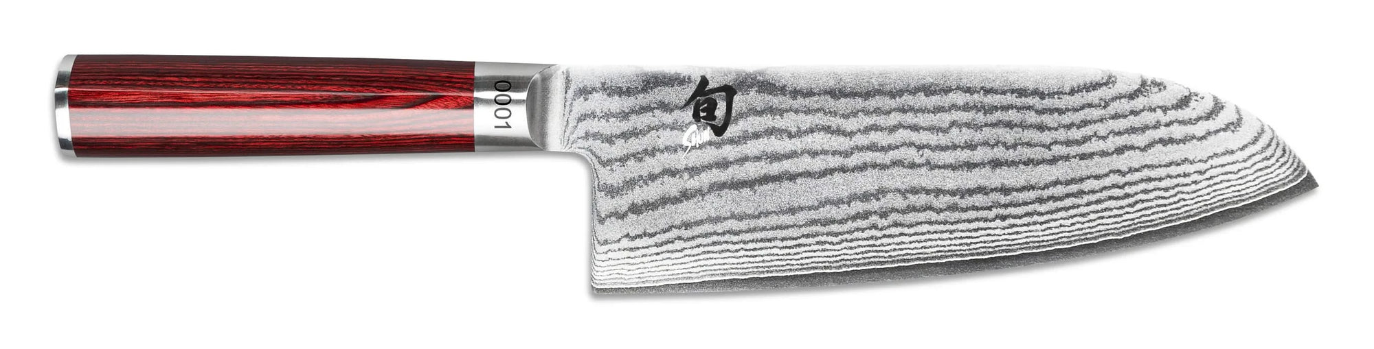 KAI Shun Classic Red DM-0717RD – Grand Santoku 19 cm édition limitée