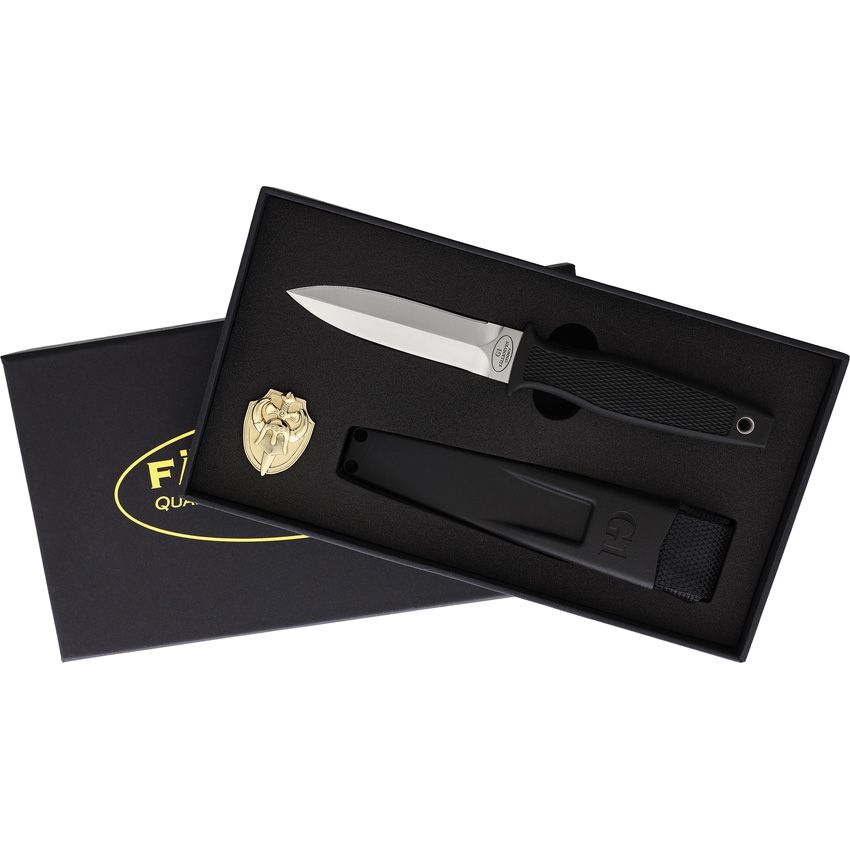 Fällkniven G1z Garm Fighter – Couteau Fixe Premium, Lame Satin CPM20CV, Manche Thermorun