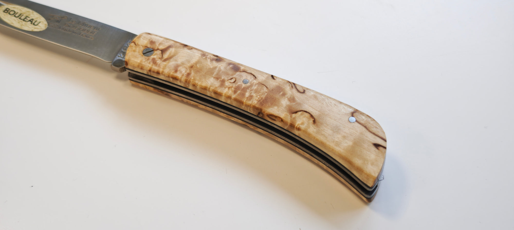 Le Mineur par Le Fidèle MINBL En bois de bouleau - Coutellerie Marcin