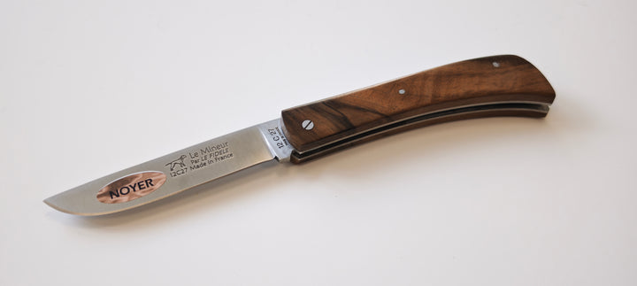 Le Mineur par Le Fidèle en bois de noyer Couteau de poche pliant - Coutellerie Marcin