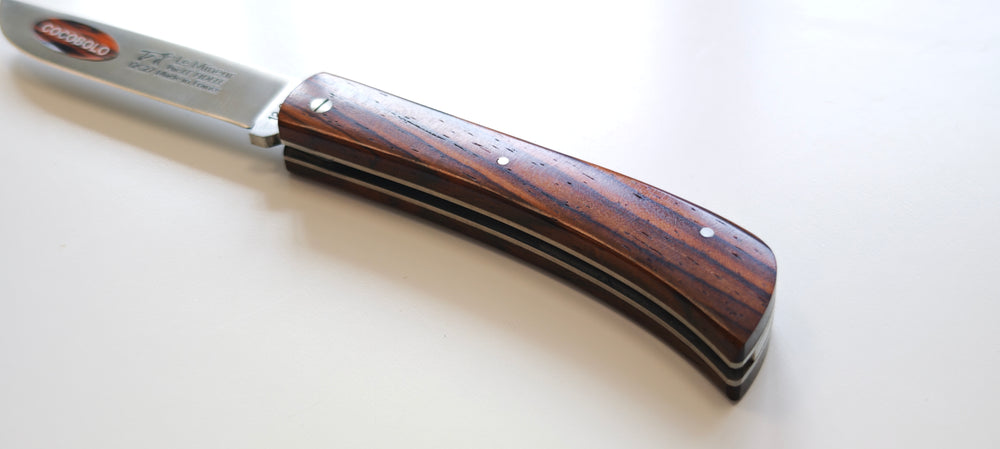 Le Mineur par Le Fidèle en Cocobolo Couteau de poche pliant - Coutellerie Marcin