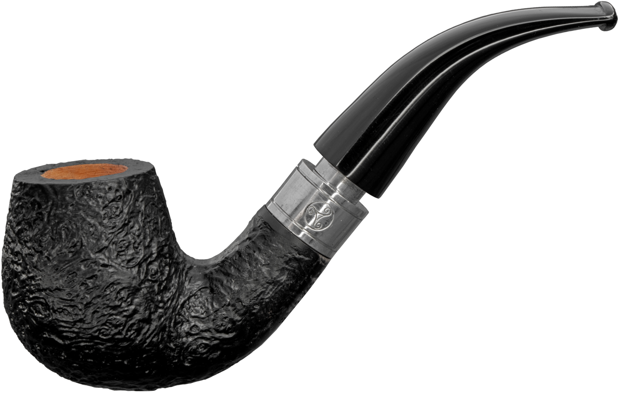 Rattray's Pipe Monarch Sandblast Black 177 - Coutellerie Marcin