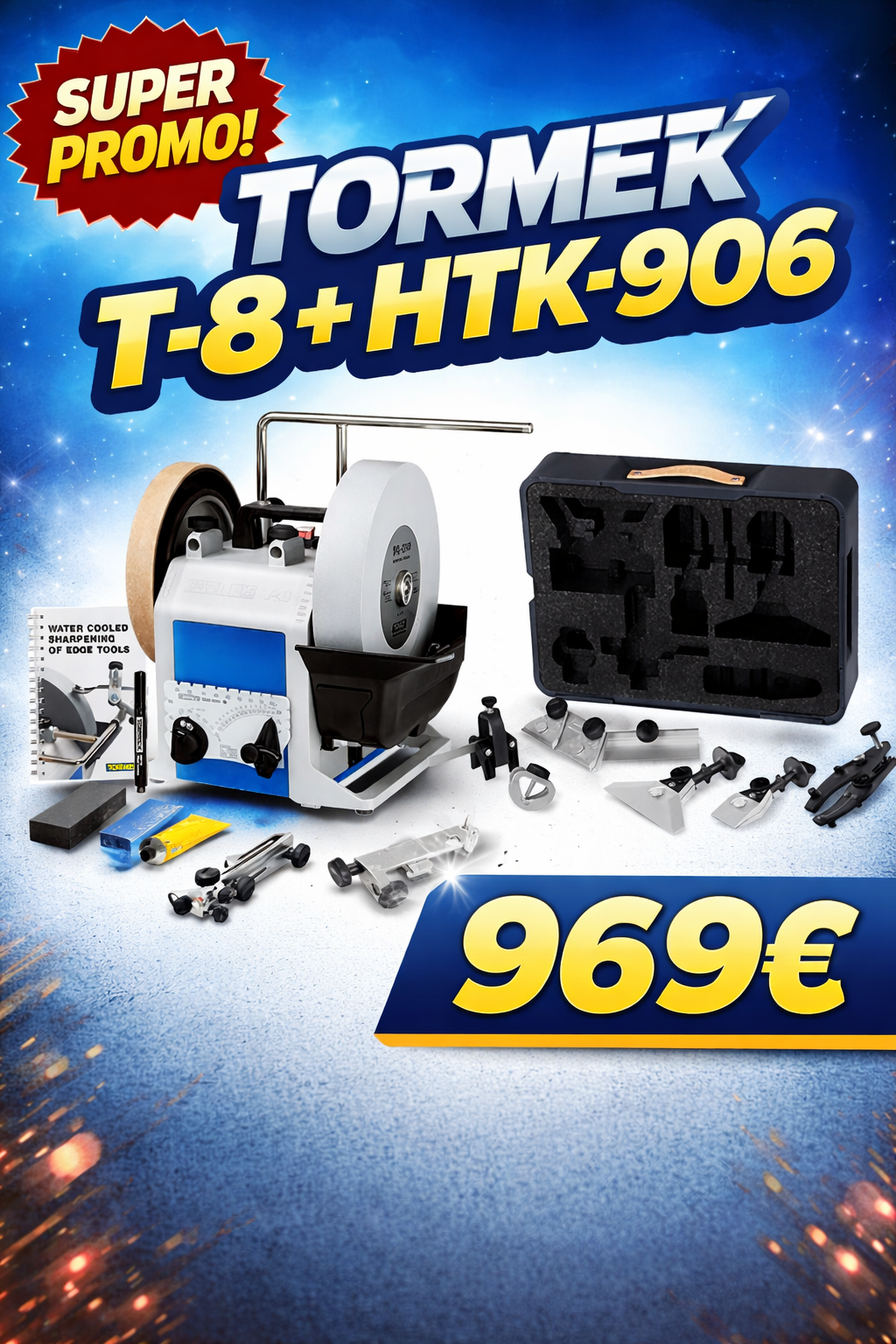 Tormek T8 + Kit Htk 806