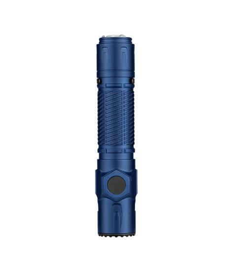 Olight Warrior Ultra Navy Blue – lampe tactique 2 500 lm, vue de face