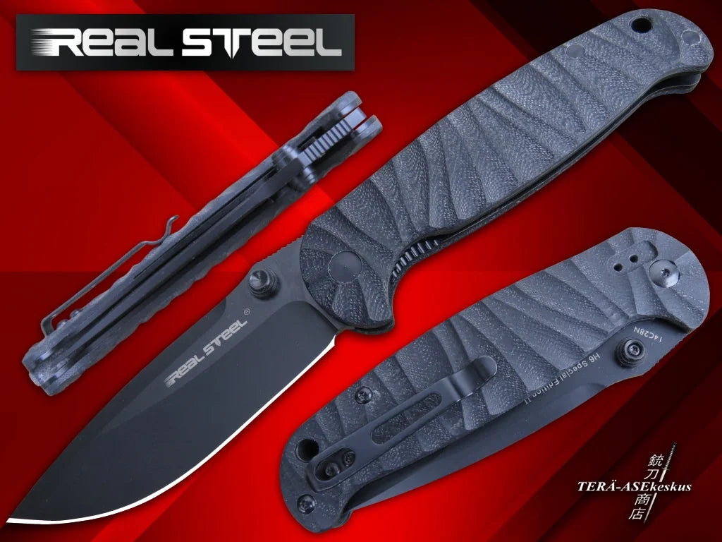 Navaja de bolsillo Real Steel H6 Plus Stonewashed 7788