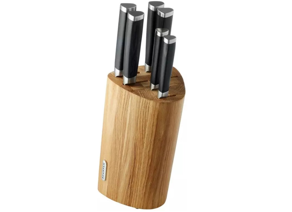 SCANPAN Maitre D’ 97010600 – bloc 7 pièces avec 6 couteaux