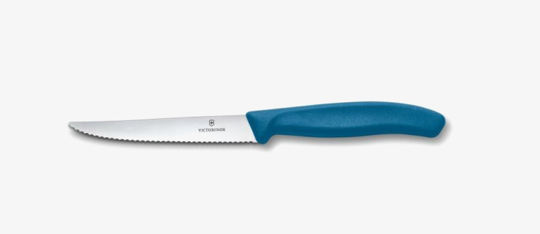 Victorinox Swiss Classic 6.7232.C1 – couteau à steak et pizza bleu 11 cm