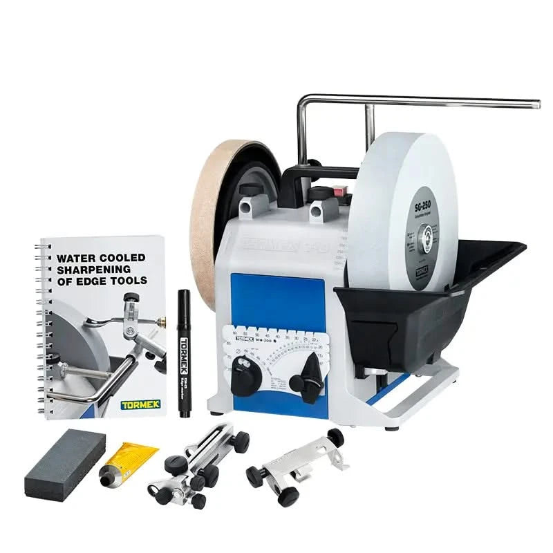 Tormek T-8 Original, système d’affûtage à eau avec meule SG-250 de 250 mm.