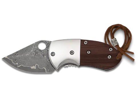 Couteau de poche Albainox 18932 – Lame Damas 4,5 cm, compact & élégant