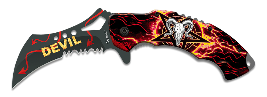 Albainox Karambit 3D Devil - Coutellerie Marcin